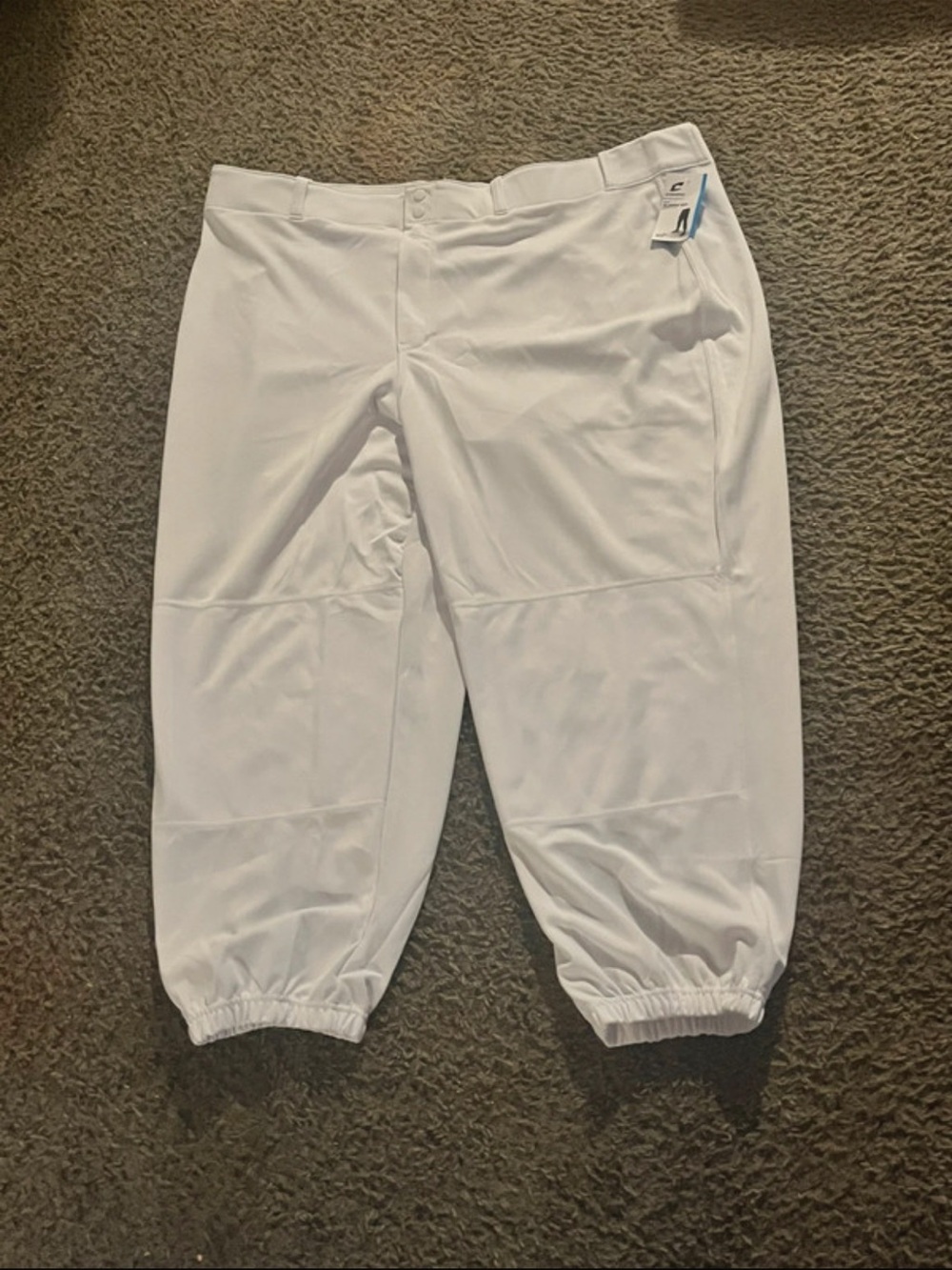 White Men's Baseball Pants - MVP